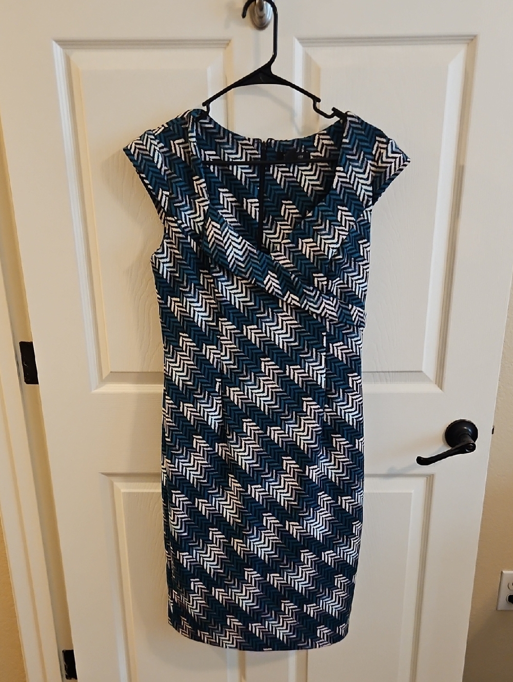 WHBM Black And Blue Dress